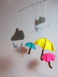 April Showers Mobile by Ena Green Designs