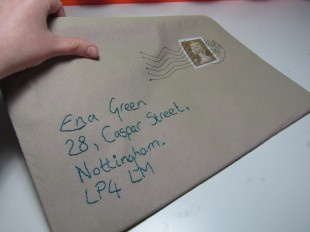 Envelope Clutch Bag by Ena Green Designs
