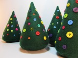Button Christmas Trees by Ena Green Designs £10